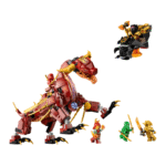 LEGO® NINJAGO - Le Dragon de Lave Transformable de Heatwave-71793 – Image 2