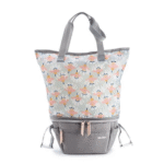 Béaba Sac shopping pop-up Biarritz Gris Chiné