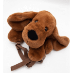 BABYJEM PLUSH BABY BACKPACK DOG / LIGHT BROWN – Image 2