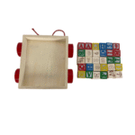 Melissa & Doug -Classic ABC Block Cart – Image 4