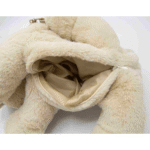 BABYJEM PLUSH BABY BACKPACK DOG / ECRU – Image 4