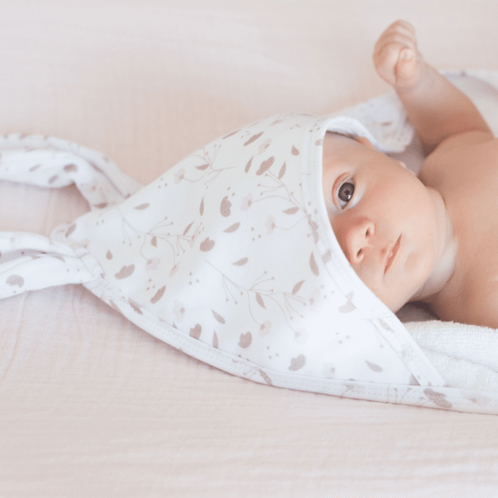 Sortie de bain 70x70  Rose et Lili – Image 2