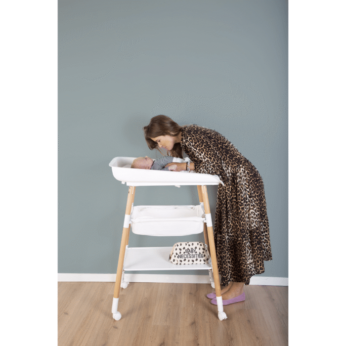 Evolux Table a Langer Naturel Blanc – Image 2