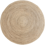 Tapis Jute Rounded Rug 90cm
