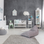 HOME DECO KIDS Pouf Velours Cotele Gris Malo – Image 5