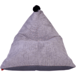 HOME DECO KIDS Pouf Velours Cotele Gris Malo – Image 4
