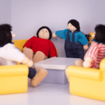 Accessoire Maison de poupée Salon en bois – Image 2