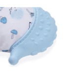 BABYJEM BABY TEETHERING GLOVES /HEDGEHOG / BLUE – Image 3