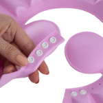 BABYJEM  BABY BATH HAT PINK – Image 3