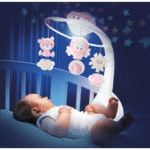 Infantino Mobile Douce Nuit 3en1 - Rose – Image 2