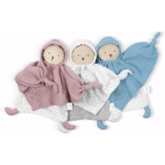 Doudou Ourson Bleu coton bio – Image 3