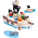 Mini Pirate Ship Playset