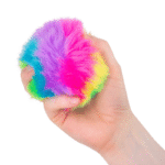 Scrunchems Furry Squish Ball Keychain – Image 2