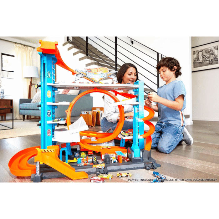 Circuit Hot Wheels City Méga Garage – Image 5