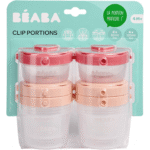 BEABA Lot de 6 portions clip 1er âge 2x60ml / 4x120ml – Image 2