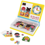 MAGNÉTI'BOOK J'APPRENDS L'HEURE, 75 MAGNETS – Image 2