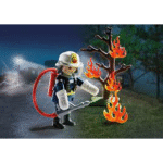 Playmobil- Pompier avec Arbre en feu – Image 3