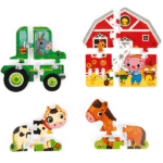 Coffret 4 Puzzles 3D Ferme – Image 2