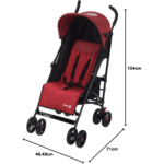 Poussette Safety 1st rouge – Image 2