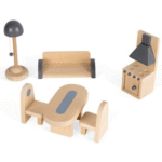 Maison de poupée en bois Mademoiselle – Image 5