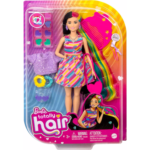 Barbie totally hair pop in hartprint jurk – Image 6