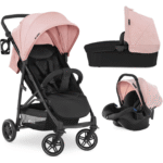 Poussette Rapid 4R Plus Trioset Rose