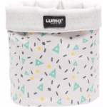 Panier de rangement Luma Shapes Mint 26x 24 x 2 cm