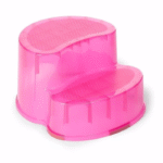 Marche Pied Salle de Bain Polypropylène Fuchsia