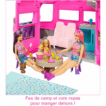 BARBIE CAMPING-CAR TRANSFORMABLE-MATTEL – Image 5