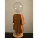 Wooden lamp femme – Image 2