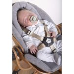 EVOLU NEWBORN SEAT CUSHION - JERSEY - GREY – Image 2