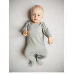 Grenouillère bambou -gris 9-12mois