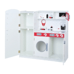 Cuisine en bois  Blanc/Rouge – Image 2