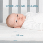 Matelas pour bébé Blanc 45x90x5,5cm – Image 5