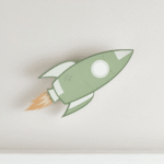 Lampe Murale + Vinyle Rocket - Multicolore