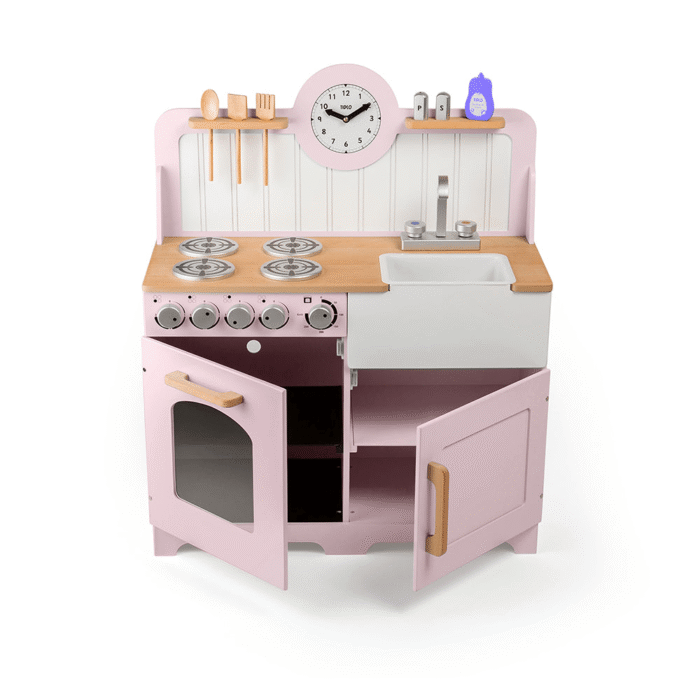 Cuisine en bois Wooden  Country -rose – Image 3