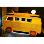 Lampe murale Van - LED - Vert Jaune