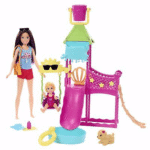 Barbie-Skipper Premiers Jobs -Coffret Parc Aquatique