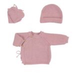 LOT BARSSIEREVIEUXR CHAUSSONS-BONNET 1M - rose