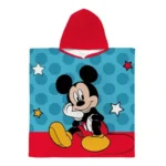 Mickey Mouse Enfants Poncho avec Capuche 60 x 120cm