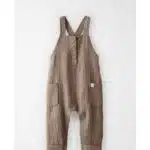 Salopette Courte En Gaze De Coton Biologique 24mois