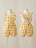 Barboteuse Pelouse Vichy 6mois