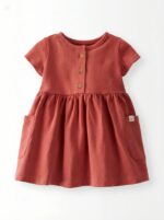 Robe en tissu éponge biologique 18mois
