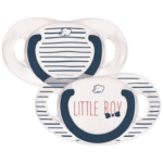 2 sucettes Natural Physio 0-6mois Little boy