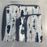 3 Serviettes de Maison - Feathers Pattern - Little