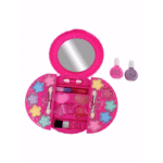 Isabella makeup set in round box with mirror 24x29cm