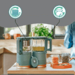Babycook Robot Cuiseur en verre Nutribaby Green Forest Baby
