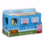 Peppa pig Autobus scolaire en bois 16x25cm – Image 3