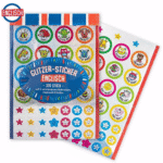 Trendhaus Glitter Stickers English 320 pieces 11x14.5cm in display (16)