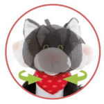 Chat en peluche Nici Pet Friends 30 cm avec fonctions de déplacement – Image 3